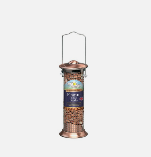 Walter Harrison&#39;s - Die Cast Copper Plated Peanut Feeder 20cm