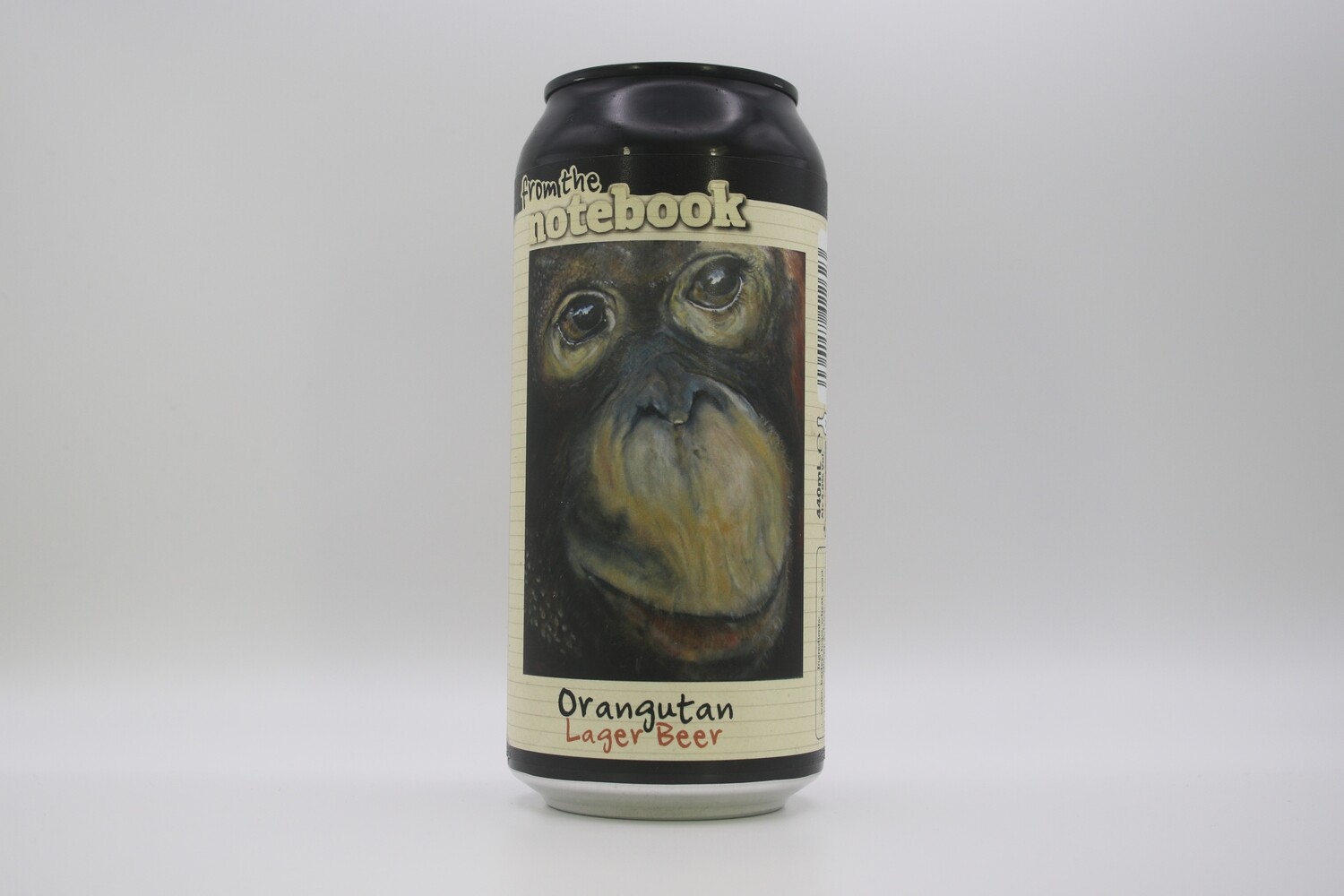 From the Notebook - Orangutan Beer Can