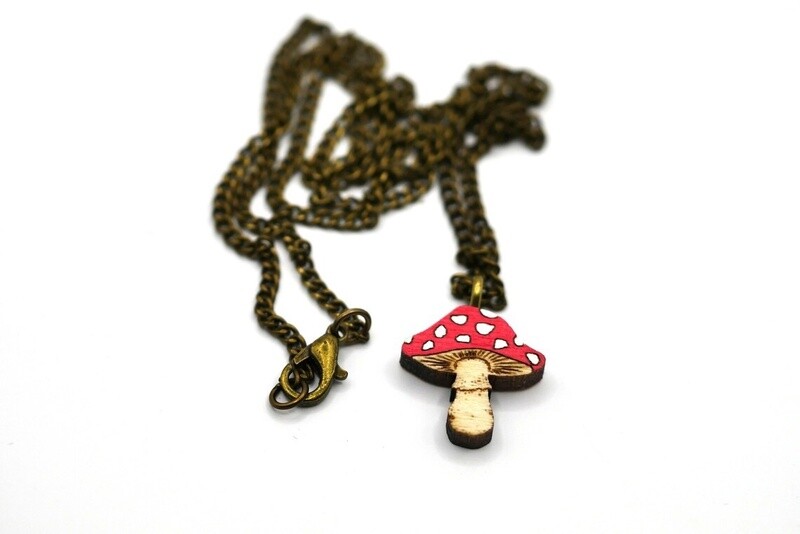 Bearded Moon - Toadstool - Necklace