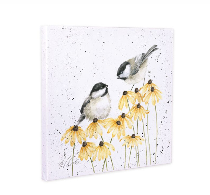 Wrendale Designs - My Sweet Chickadee Canvas - 20cm