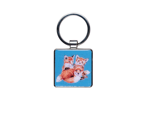 Wrendale Designs - &#39;Snug as a Bug&#39; Fox Keyring
