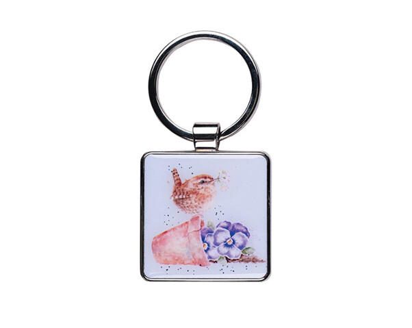 Wrendale Designs - &#39;Pottering About&#39; Wren Keyring