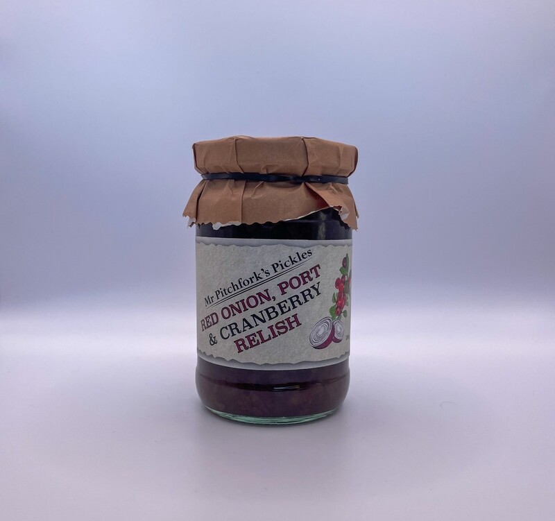 Mr. Pitchfork&#39;s Pickles - Red Onion, Port &amp; Cranberry 280ml
