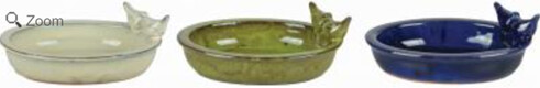 Fallen Fruits - Ceramic Oval Bird Bath (Assorted)