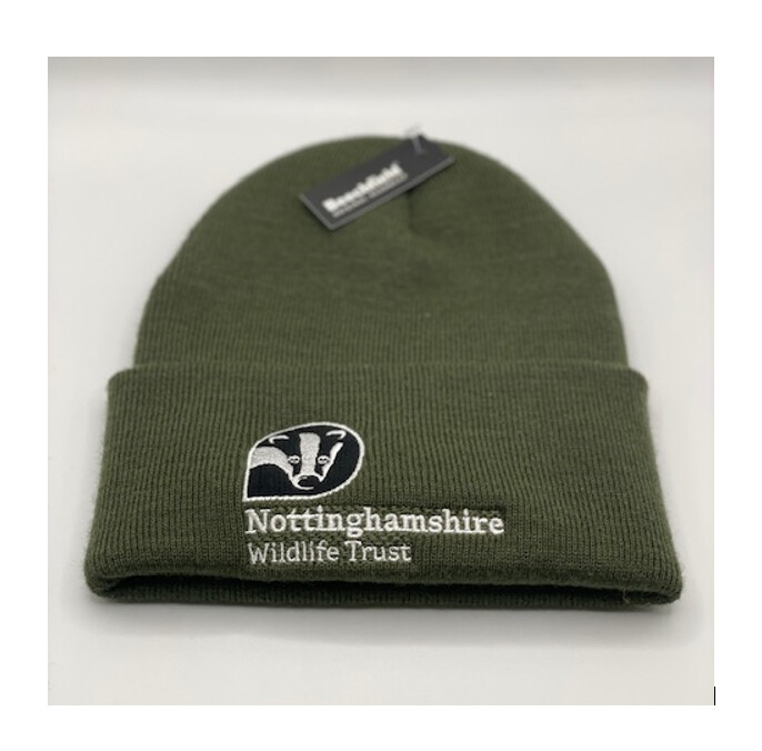 Branded - Beanie Hat - Olive Green