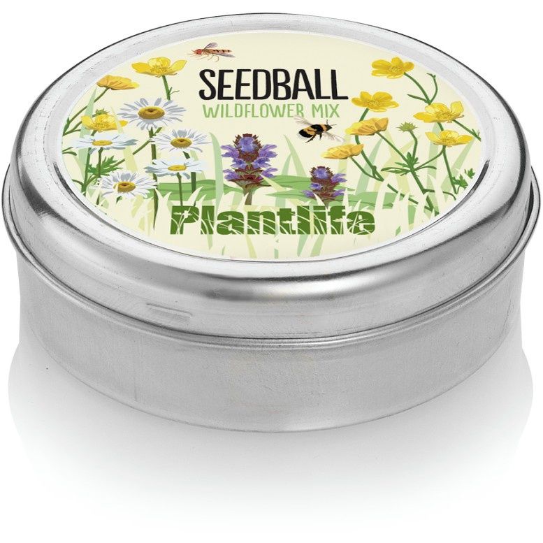 Seedball - Tin Wildflower Mix - Plantlife