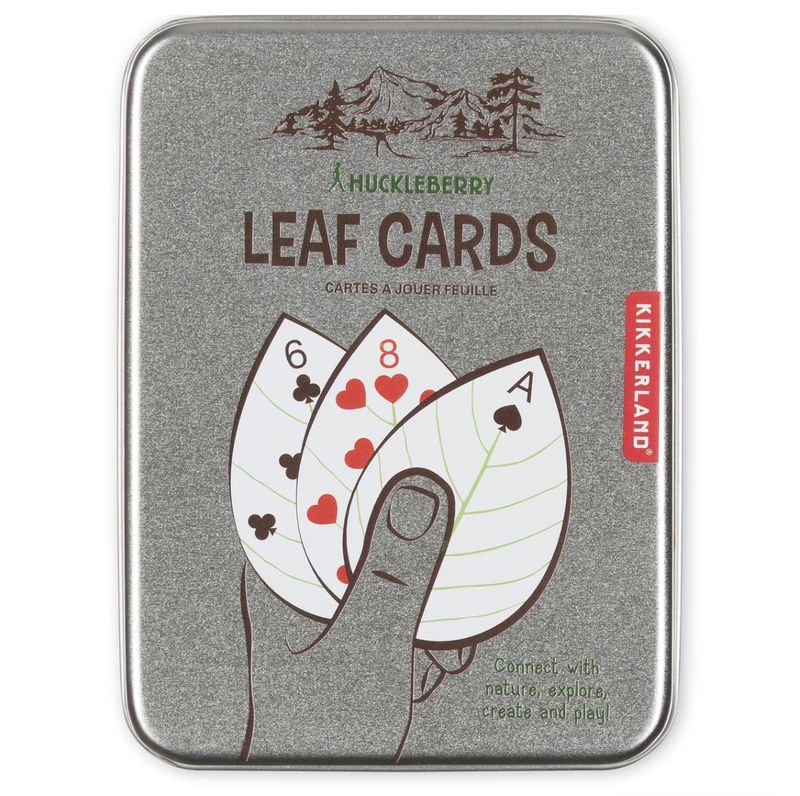 Kikkerland - Huckleberry Tin Leaf Playing Card Game