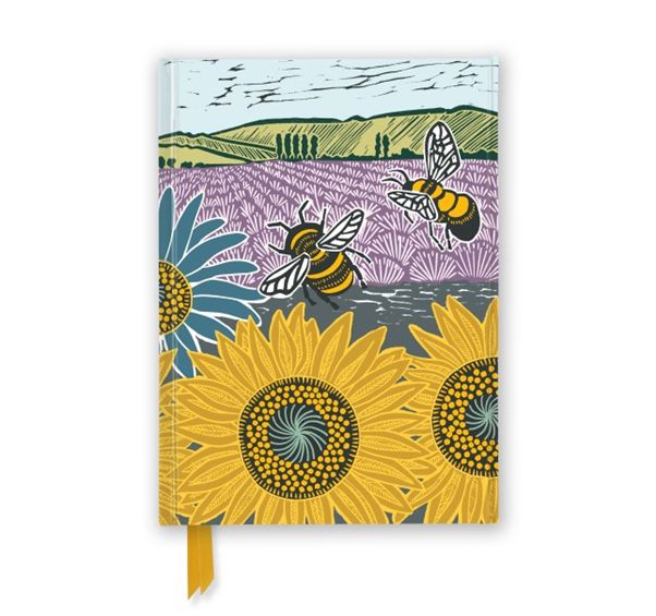 Flame Tree Publishing - Kate Heiss: Sunflower Fields A5 (Foiled Journal)