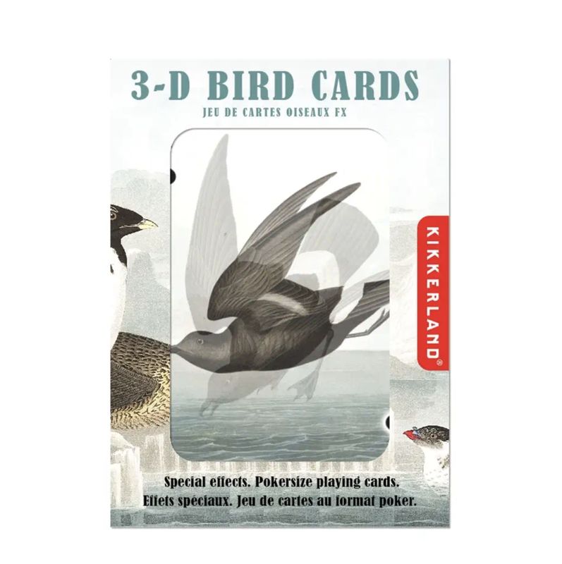 Kikkerland - 3D Bird Playing Cards