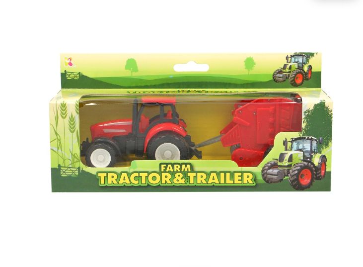 Keycraft - Farm Tractor &amp; Trailer