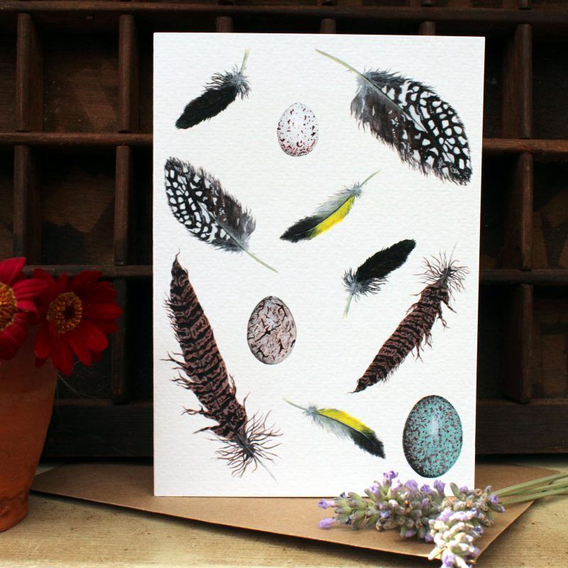 Claire Vaughan - British Feathers &amp; Eggs Card