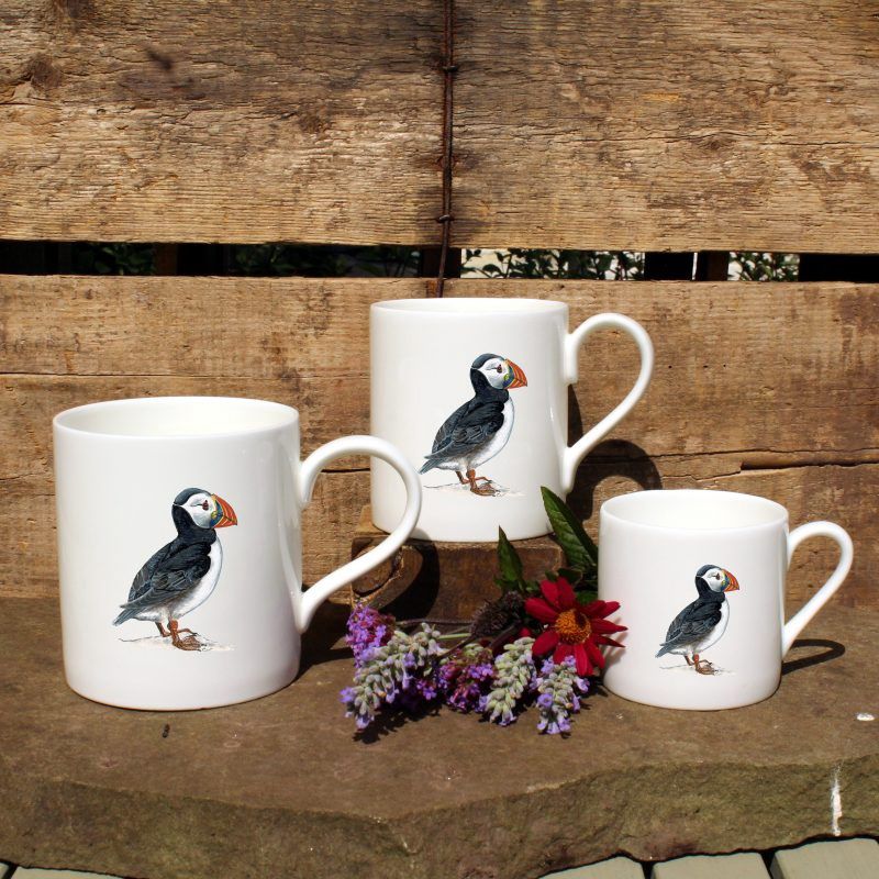 Claire Vaughan - Puffin Mug - Large 400ml