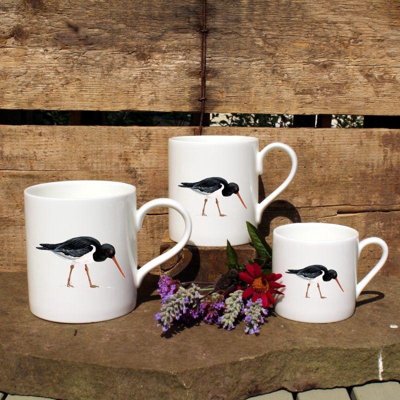 Claire Vaughan - Oystercatcher Mug - Large 400ml