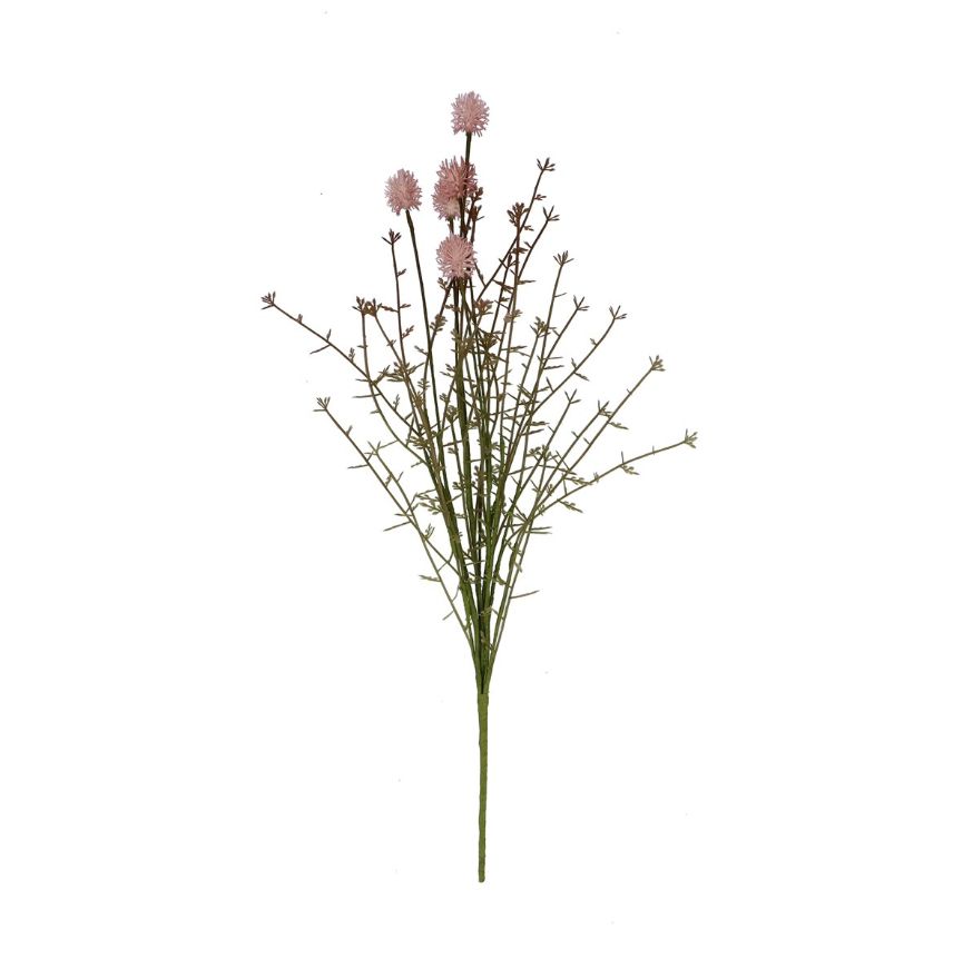 Gisela Graham - Spray 50cm - Dusky Mauve Wild Mini Thistle