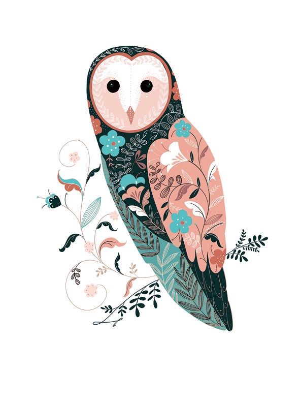 The Art File - Owl Card - Pollen