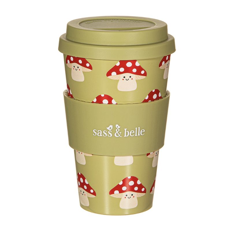 Sass &amp; Belle - Mushroom Travel Coffee Cup