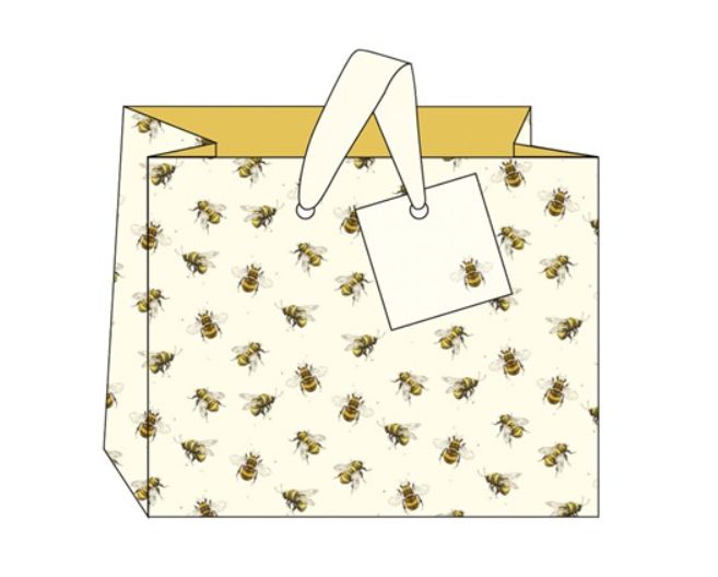 The Art File - Bee Gift Bag - Medium Landscape