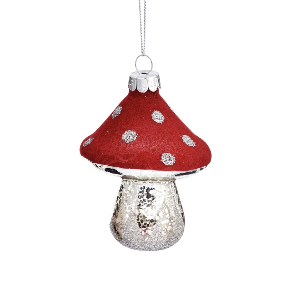 Sass &amp; Belle - Felted Toadstool Shaped Bauble