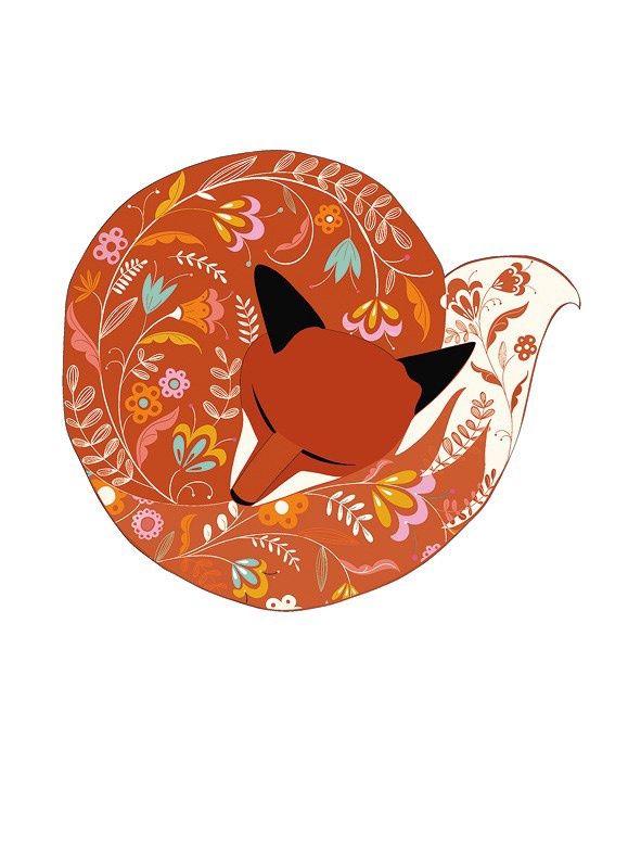 The Art File - Fox Card - Pollen