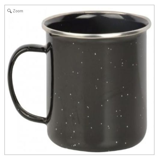 Fallen Fruits - Enamel Mug - Black Tin
