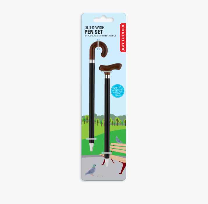 Kikkerland - Pen Old And Wise Set Of 2
