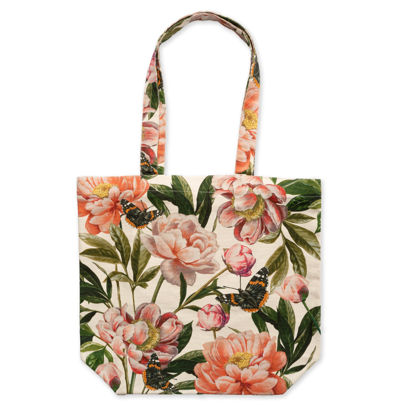 The Art File - Butterfly &amp; Flowers Tote Bag