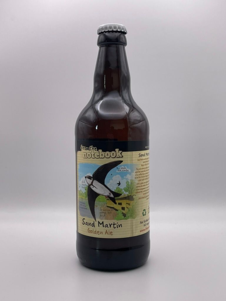 From the Notebook - Sand Martin Bottle - Golden Ale