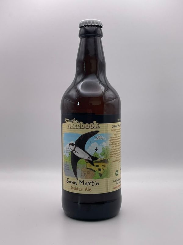 From the Notebook - Sand Martin Bottle - Golden Ale