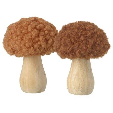 Noel &amp; Co - Sherpa Mushroom Decoration
