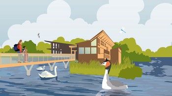 Postcard - Attenborough Nature Centre