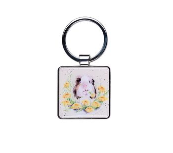 Wrendale Designs - Dandy Day Guinea Pig Keyring