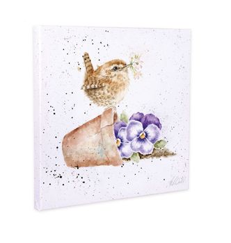 Wrendale Designs - Pottering About Wren Canvas 50cm