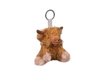 Wrendale Designs -  'Gordon' Highland Cow Plush Keyring