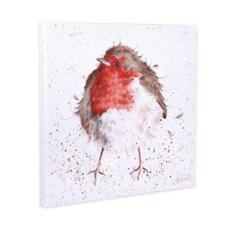 Wrendale Designs - The Jolly Robin Canvas 20cm