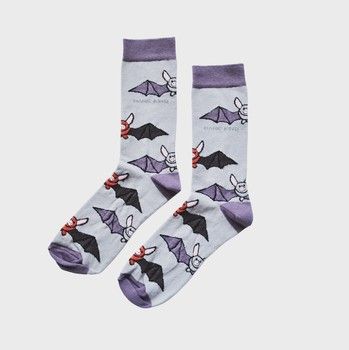 Bare Kind - Bat Socks - Size 7-11