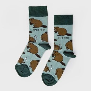 Bare Kind - Beaver Socks - Size 4-7