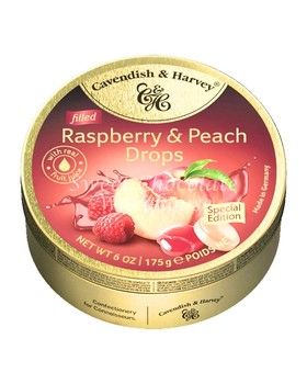 Cottage Delight - Raspberry &amp; Peach Drops 175g