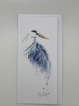 Paul Dyson - Grey Heron Card