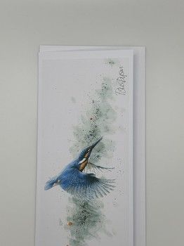 Paul Dyson - Diving Kingfisher Card