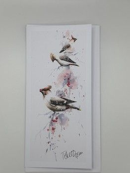 Paul Dyson - Waxwing Card