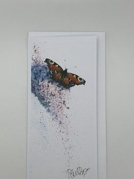 Paul Dyson - Peacock Butterfly Card