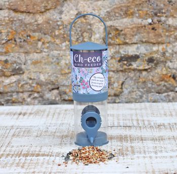 Wildlife World - Ch-eco Bird Feeder - Slate Grey