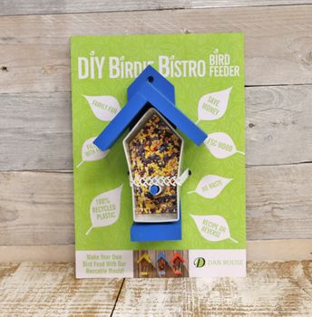 Wildlife World - Dan Rouse DIY Birdy Bistro - Blue