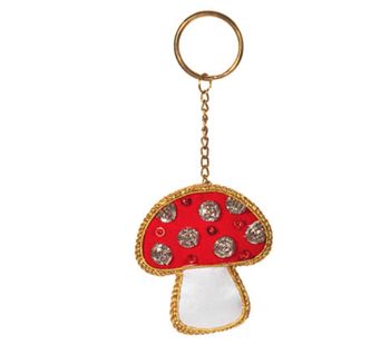 Sass &amp; Belle - Mushroom Zari Keyring