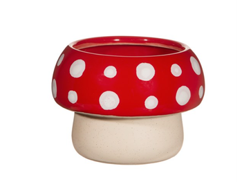 Sass &amp; Belle - Red Mushroom Large Planter