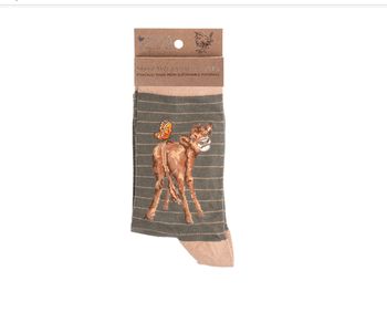 Wrendale Designs - Flutterly Fabulous Cow Socks