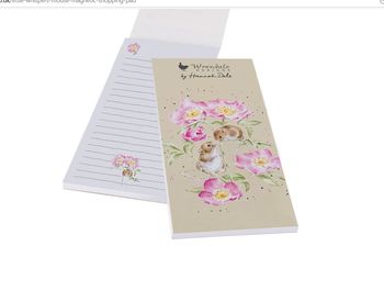 Wrendale Designs -Little Whispers Mouse Magnetic Shopping Pad