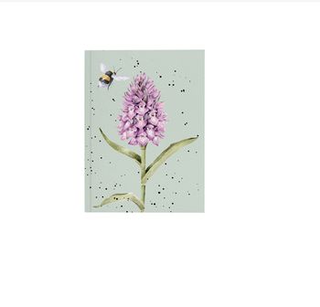 Wrendale Designs - &#39;Marsh Orchid&#39; Bee A6 Notebook