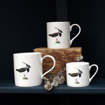 Claire Vaughan - Large Mug - Lapwing 400ml