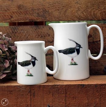 Claire Vaughan - Large Jug - Lapwing